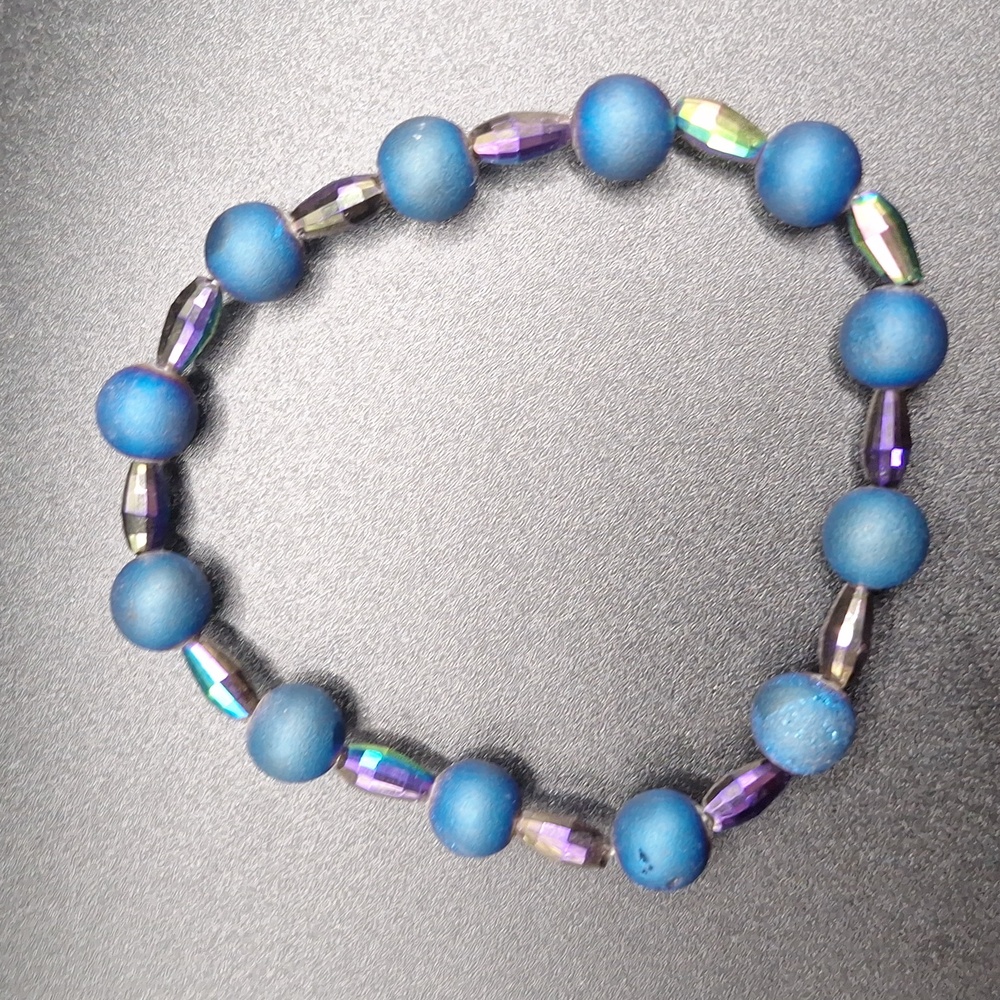 Amazing HandmadeTitanium Druzy Bracelet